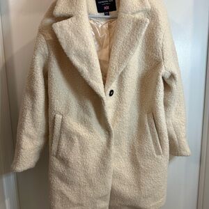 London Fog Women's Teddy Jacket in Cream
